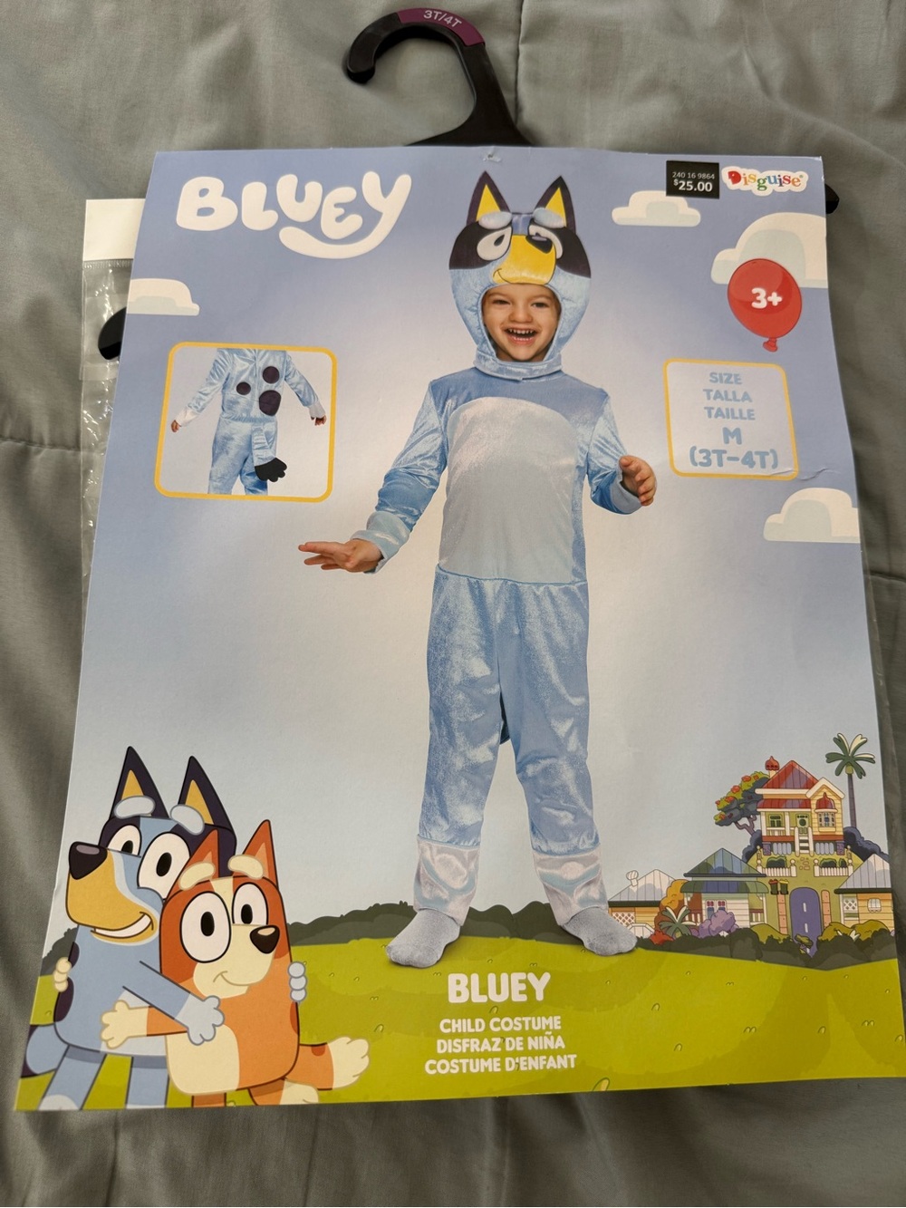 Disney Bluey Light Blue Kids Character Costume by Disney